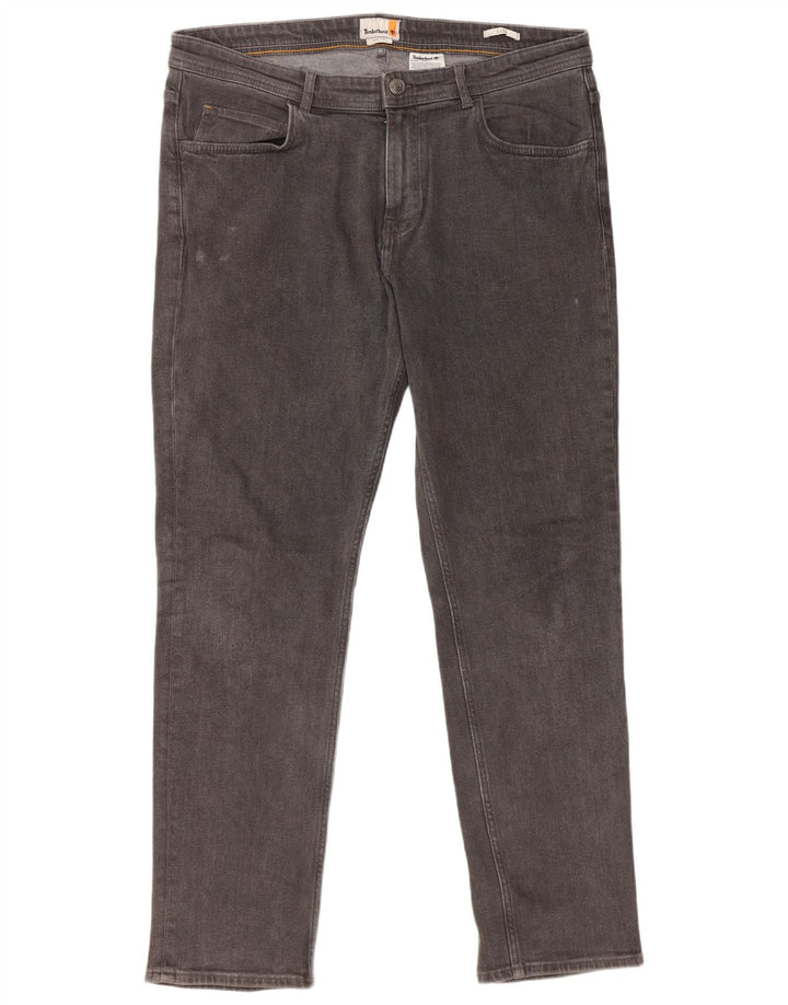 Мужские узкие джинсы Timberland W38 L32, серый хлопок