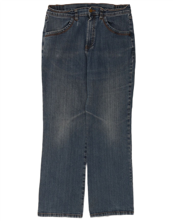 Женские прямые джинсы Marks & Spencer UK 14, средние W34 L28, синие, хлопок