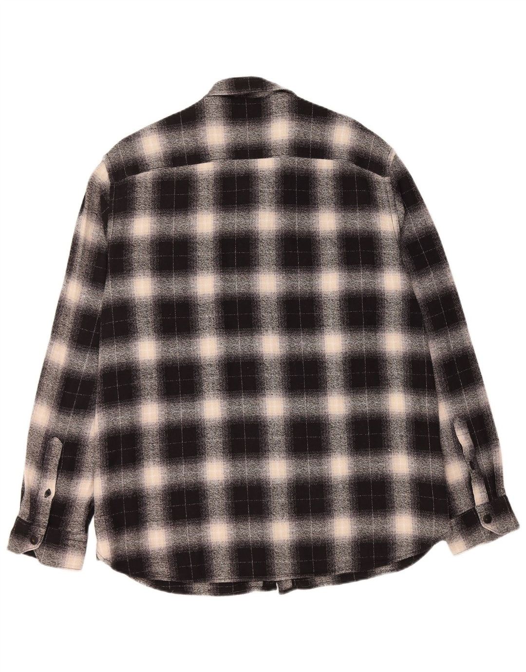 PEPE JEANS Мужская фланелевая рубашка стандартного кроя XL, черная клетка, хлопок