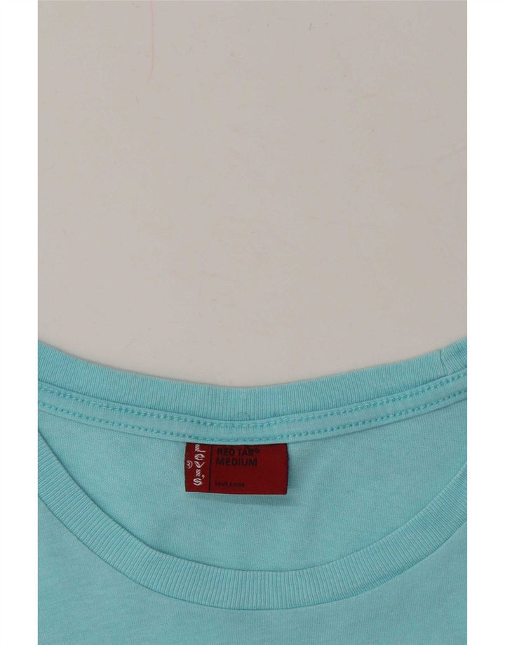Женская футболка с рисунком Levi's Top UK 12, средний синий