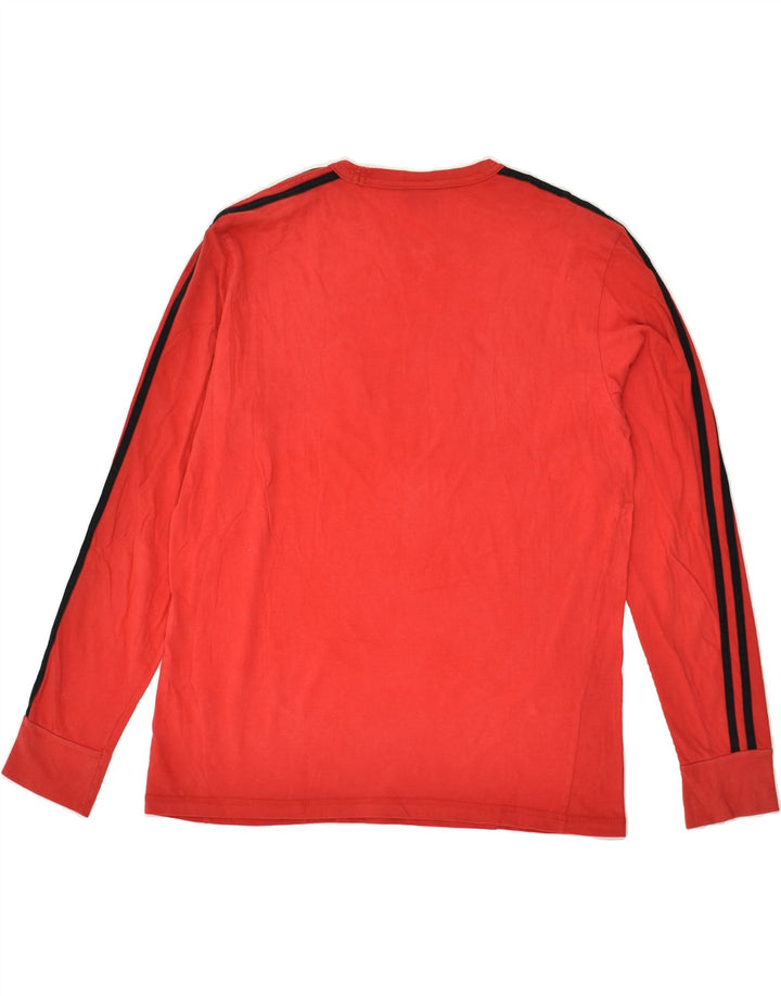 LEE Womens Graphic Top Long Sleeve UK 18 XL Red Cotton | Vintage Lee | Thrift | Second-Hand Lee | Used Clothing | Messina Hembry 