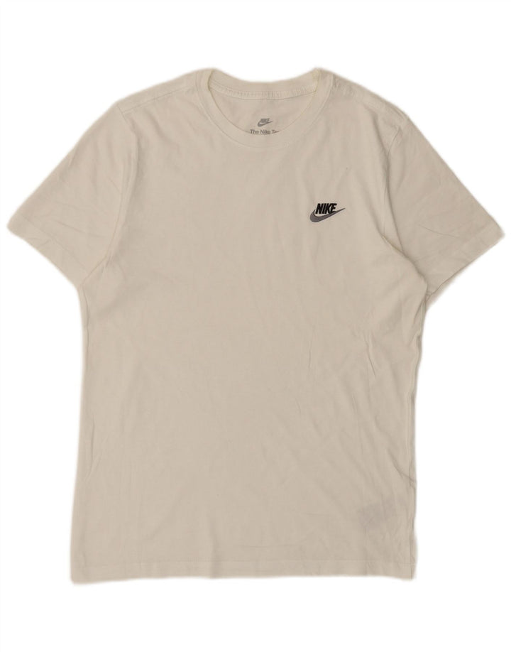 Мужская футболка Nike, маленький белый хлопок