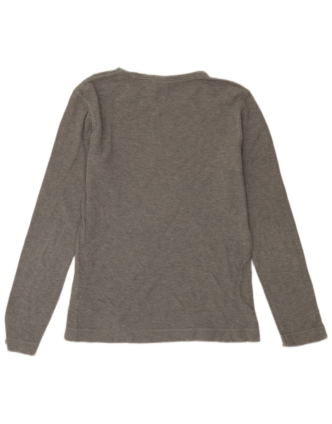 Мужской облегающий топ с длинным рукавом HUGO BOSS, большой серый хлопок