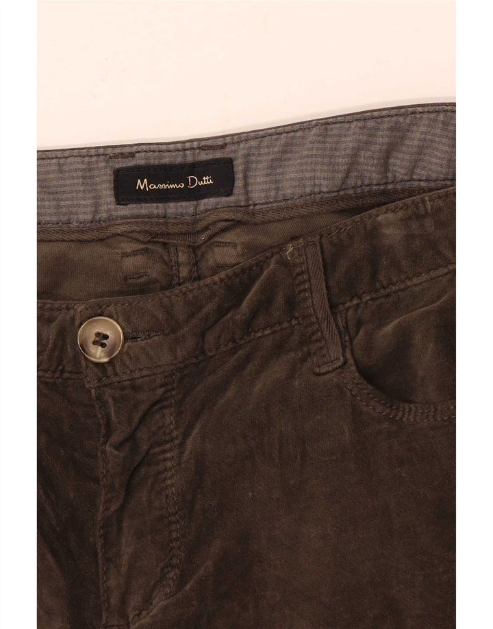 Massimo Dutti Женские узкие повседневные брюки W28 L32 Коричневые