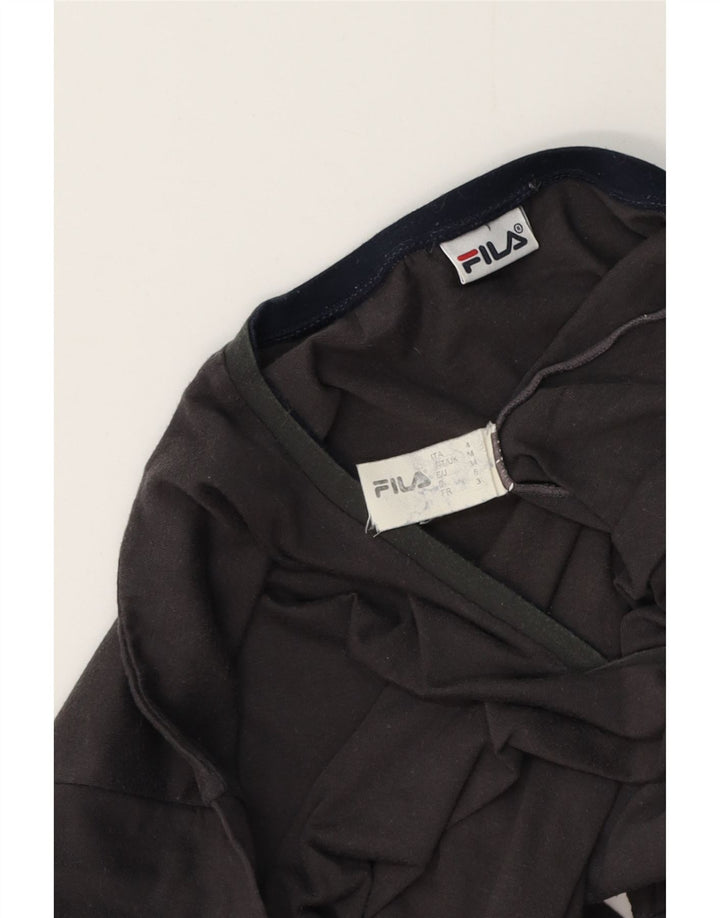 Мужская футболка Fila Top среднего серого цвета из хлопка