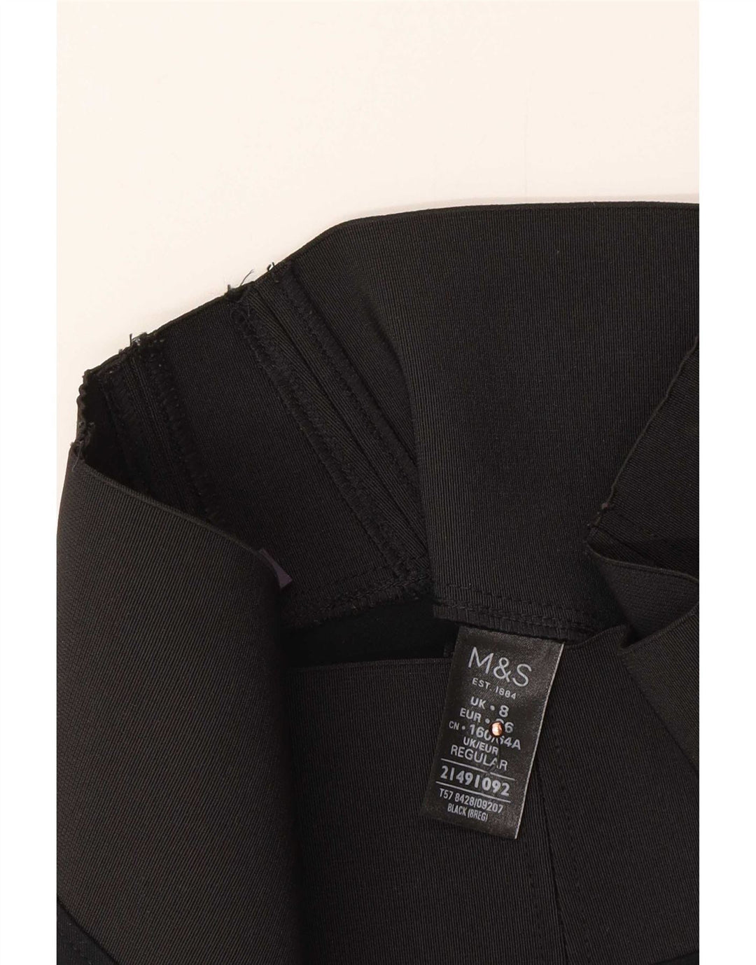 Женские леггинсы Marks & Spencer UK 8, черные, вискоза