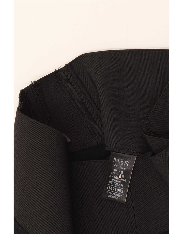 Женские леггинсы Marks & Spencer UK 8, черные, вискоза