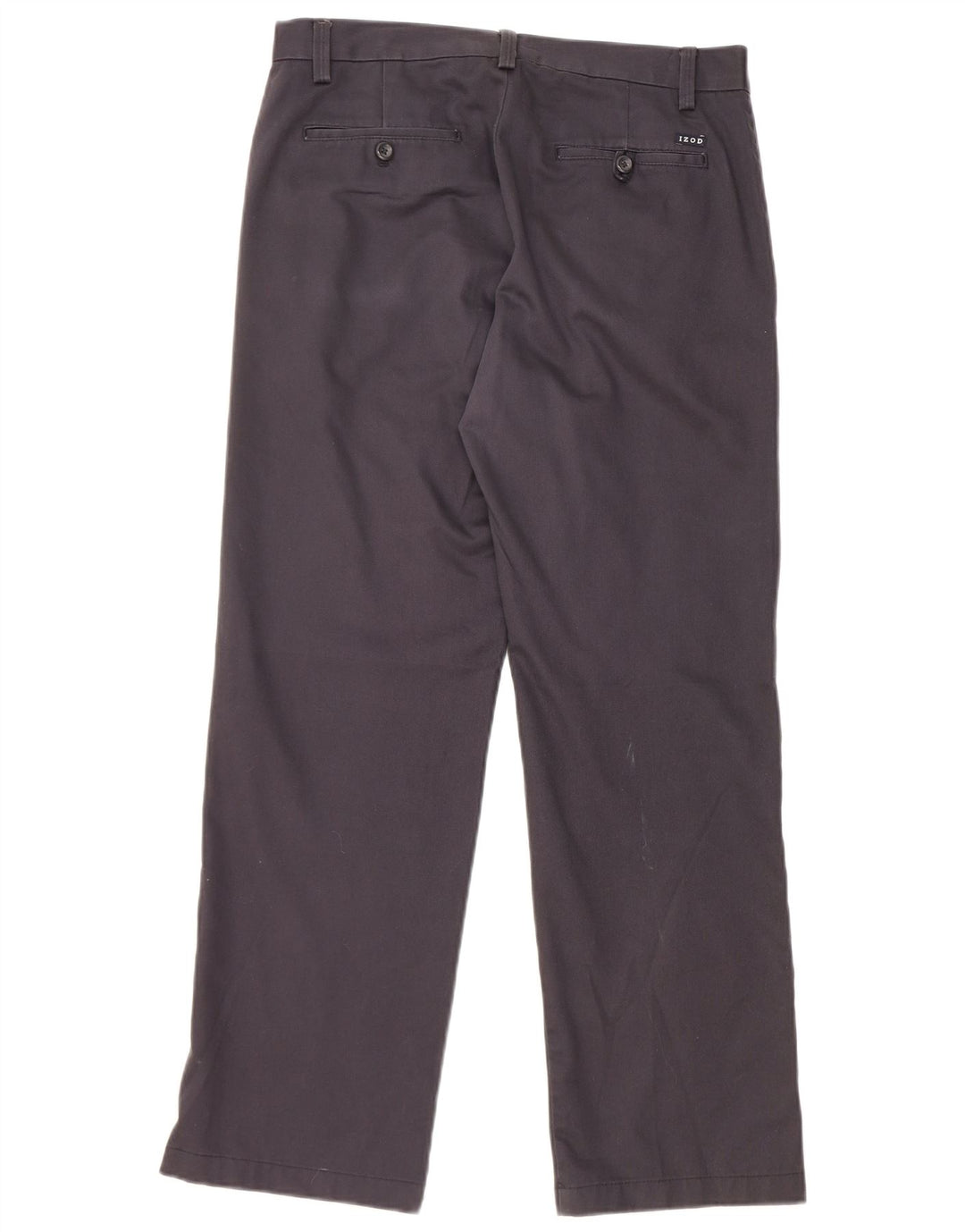 IZOD Мужские брюки-чиносы узкого кроя W30 L30 Темно-синие хлопковые