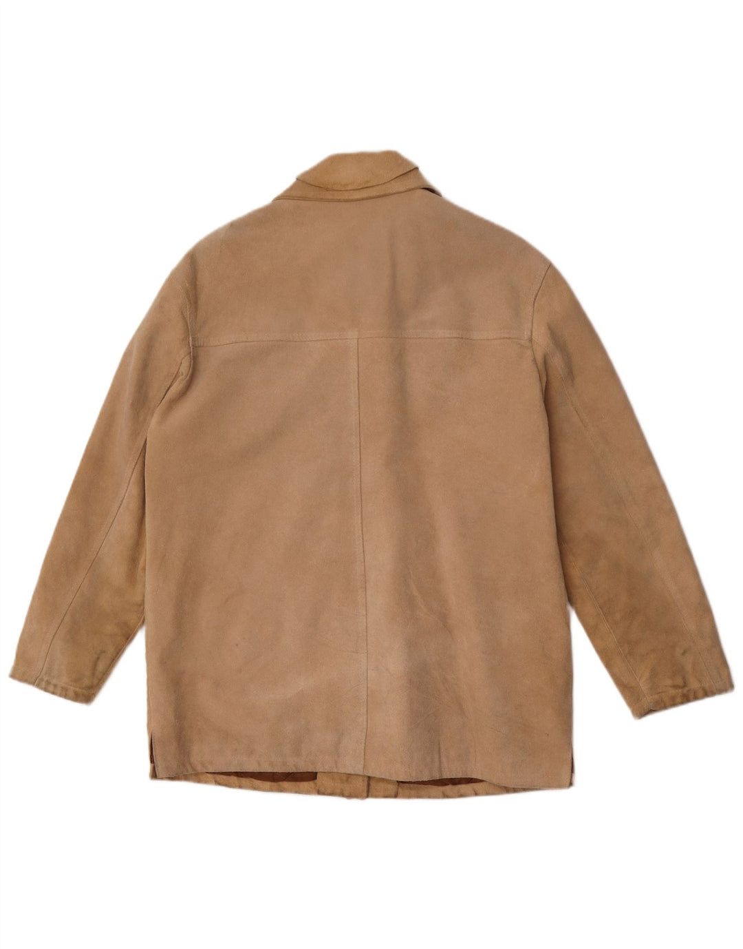 Винтажная женская замшевая куртка IT 44 Medium Beige Leather