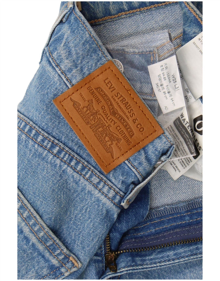 Женские зауженные джинсы Levi's W25 L27, синий хлопок