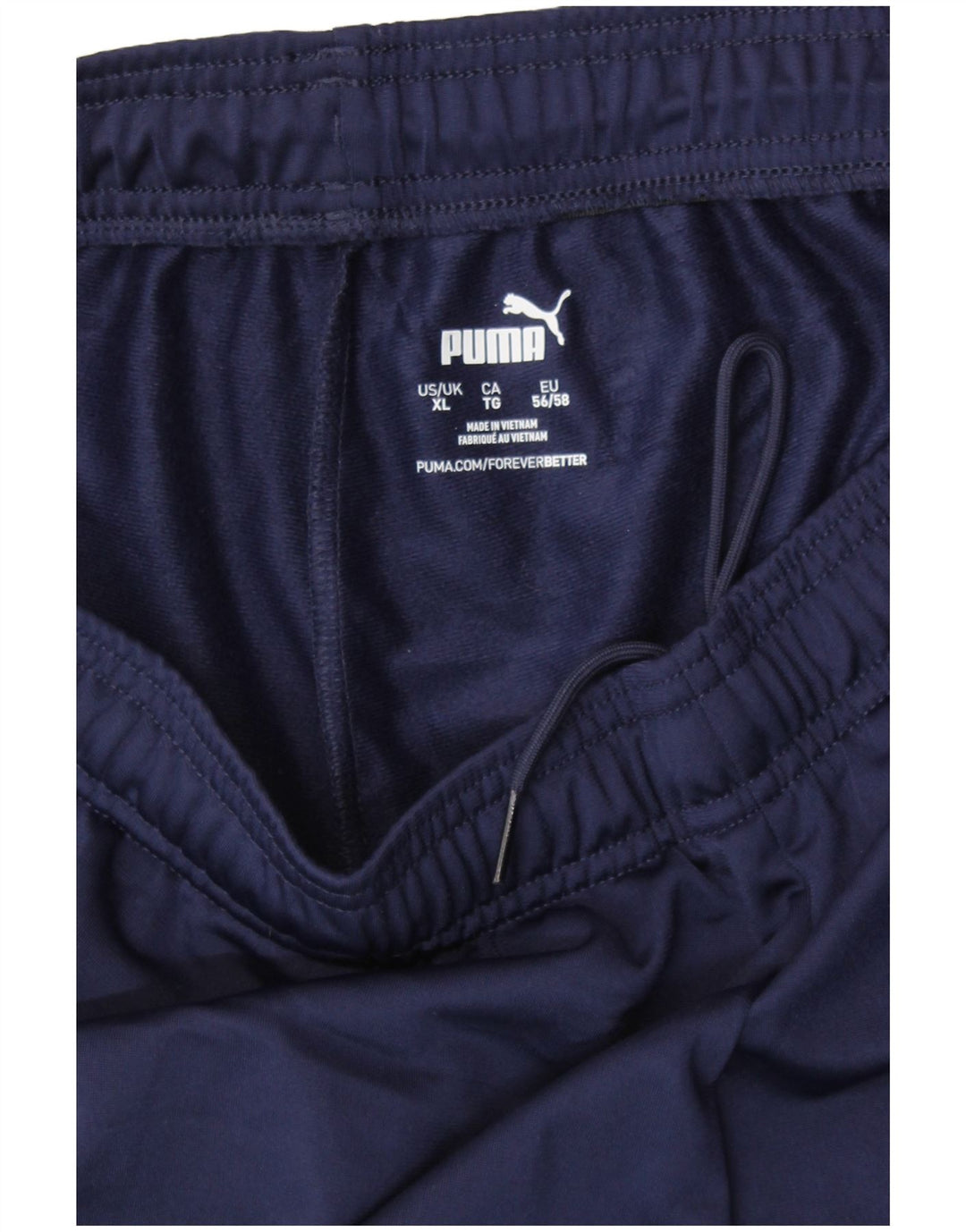 Мужские спортивные брюки PUMA XL темно-синие из полиэстера