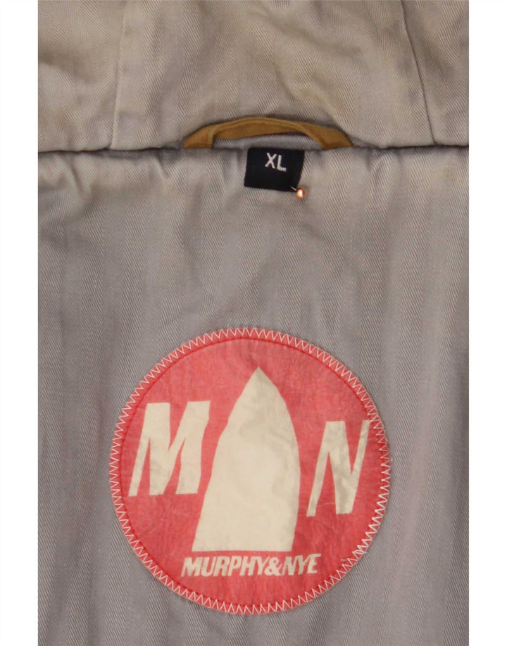Мужская стеганая куртка с капюшоном Murphy & Nye UK 42 XL Бежевая