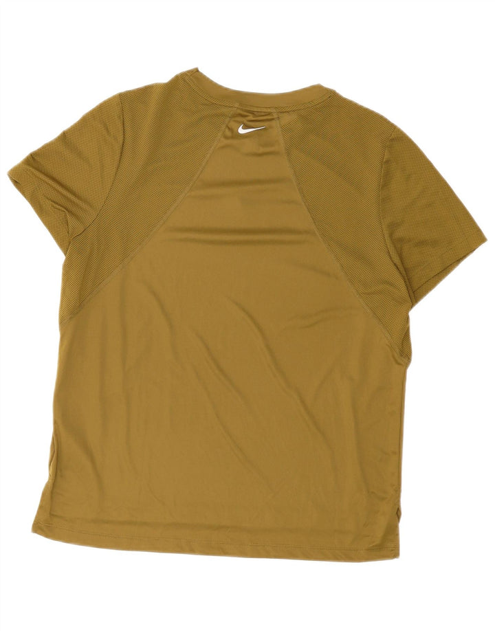 Мужская футболка Nike Dri Fit с графическим рисунком, большой полиэстер цвета хаки