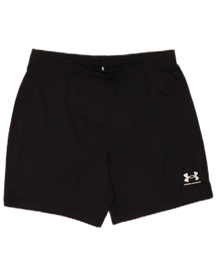 Спортивные шорты Under Armour для мальчиков 13–14 лет, XL, черный полиэстер