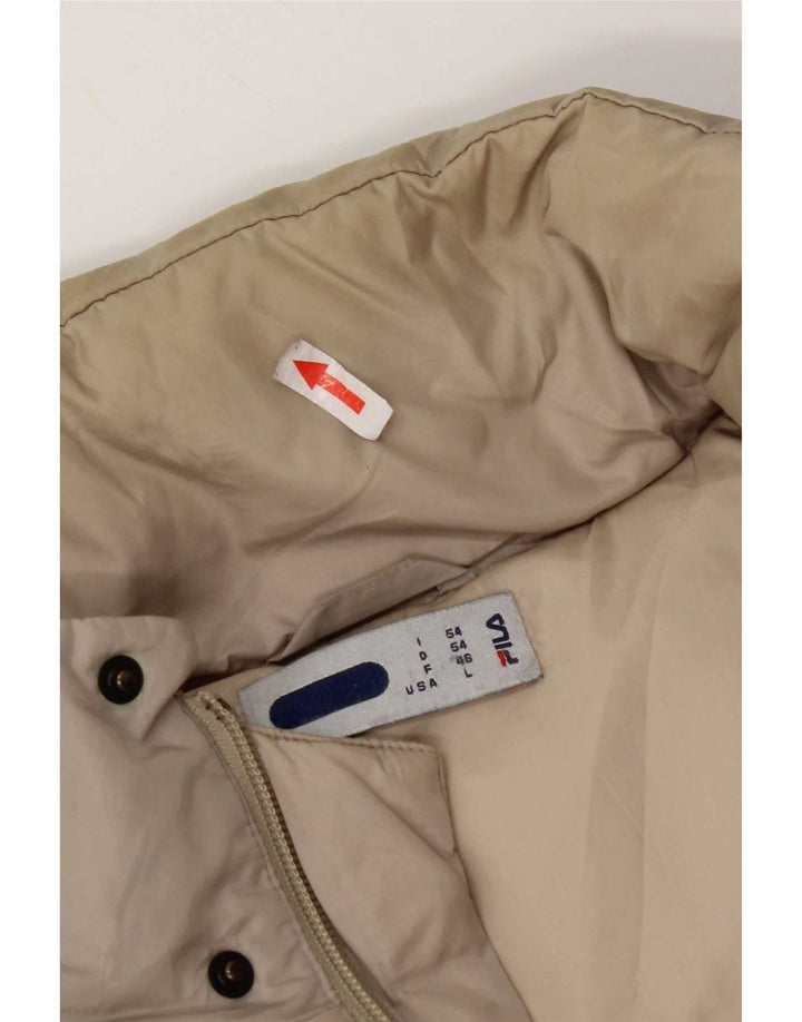 Fila Мужская утепленная куртка с капюшоном IT 54 2XL Серый Нейлон