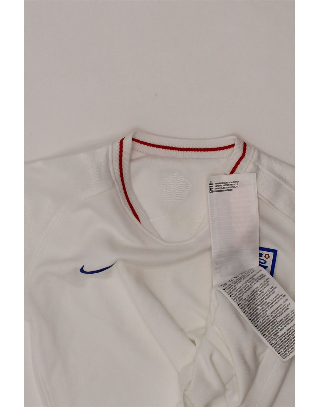 Футболка NIKE Baby Boys England, топ 12–18 месяцев, белый полиэстер