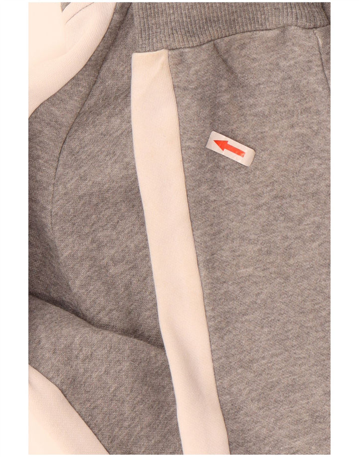 Мужской спортивный костюм Puma, верхняя куртка, маленький серый хлопок с цветными блоками