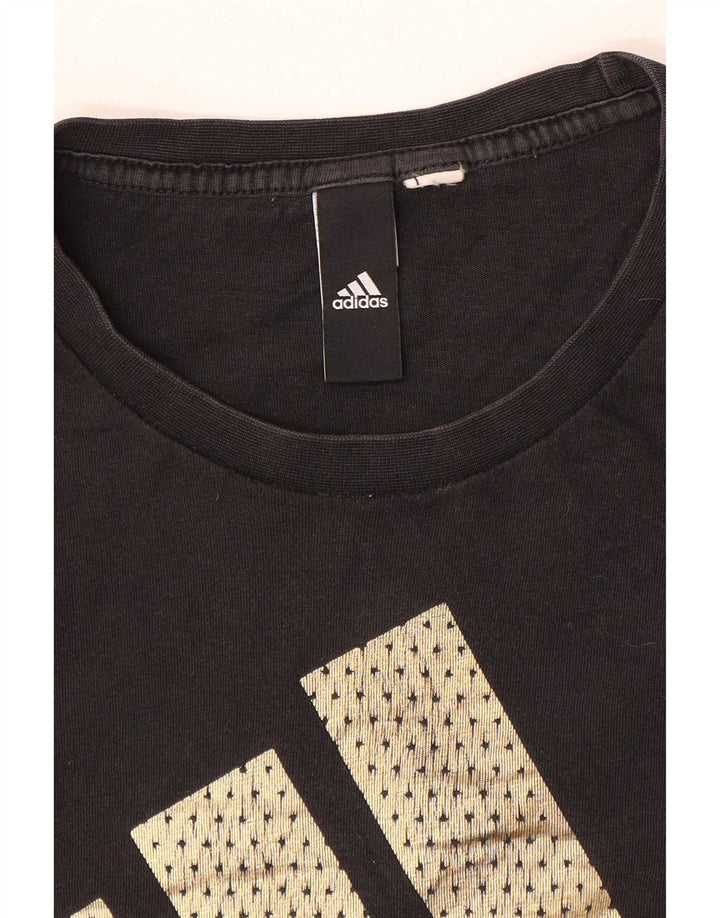 Мужская футболка с рисунком Adidas Top Medium Black