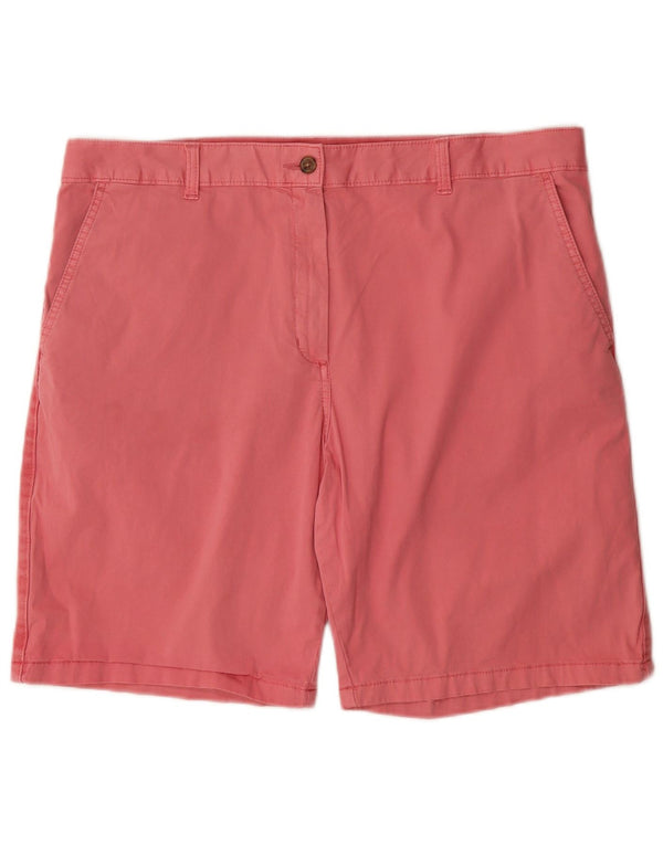 Женские шорты чинос Marks & Spencer UK 18 XL W38 Розовый хлопок