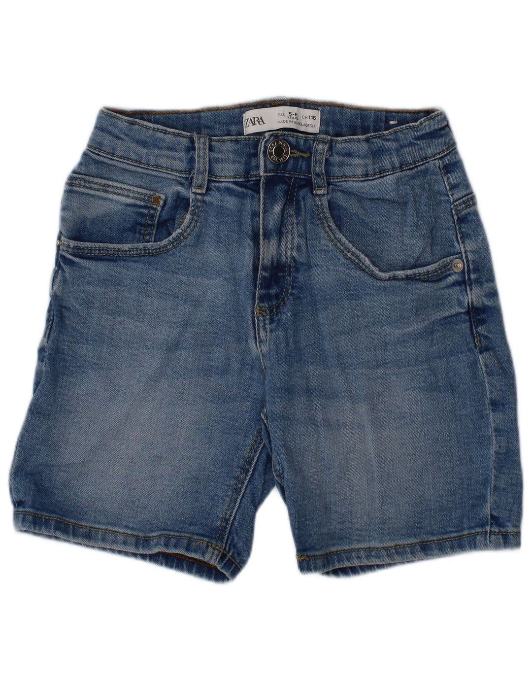 Джинсовые шорты Zara для мальчиков 5-6 лет W20 синие