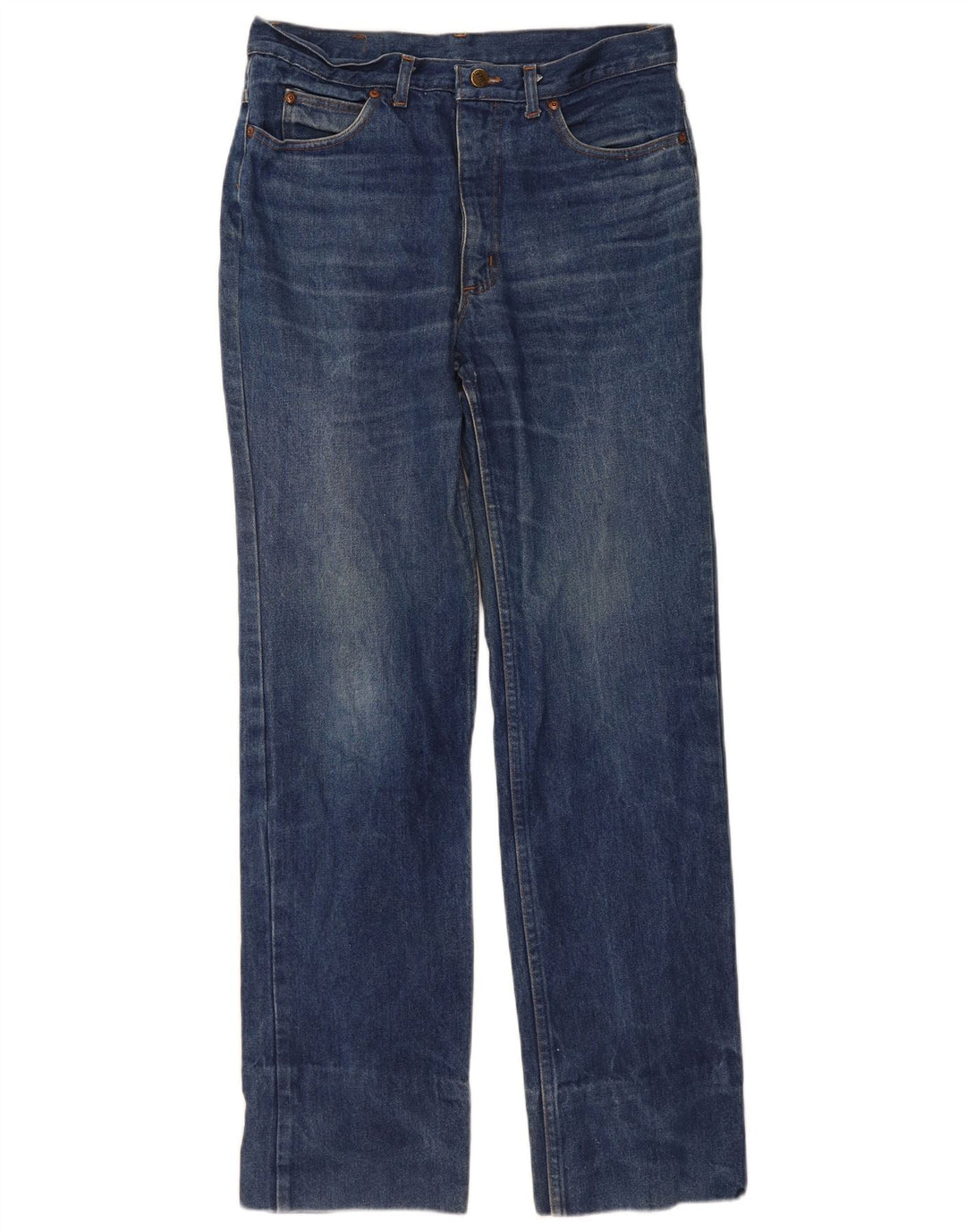 RIFLE Womens Straight Jeans W34 L31 Blue Cotton