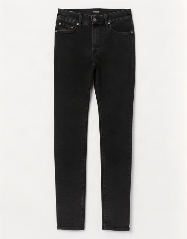 Мужские джинсы скинни Jack & Jones Liam W32 L32, черный хлопок