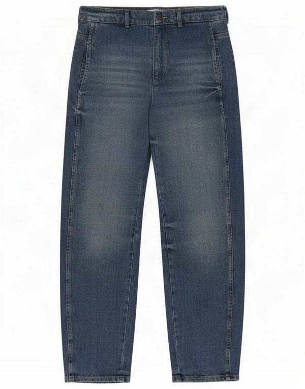 Zara Женские мешковатые джинсы с высокой талией EU 32 2XS W22 L30 Синий