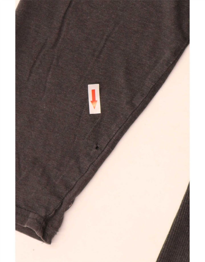 Calvin Klein Jeans Мужской топ с длинным рукавом XL, серый хлопок