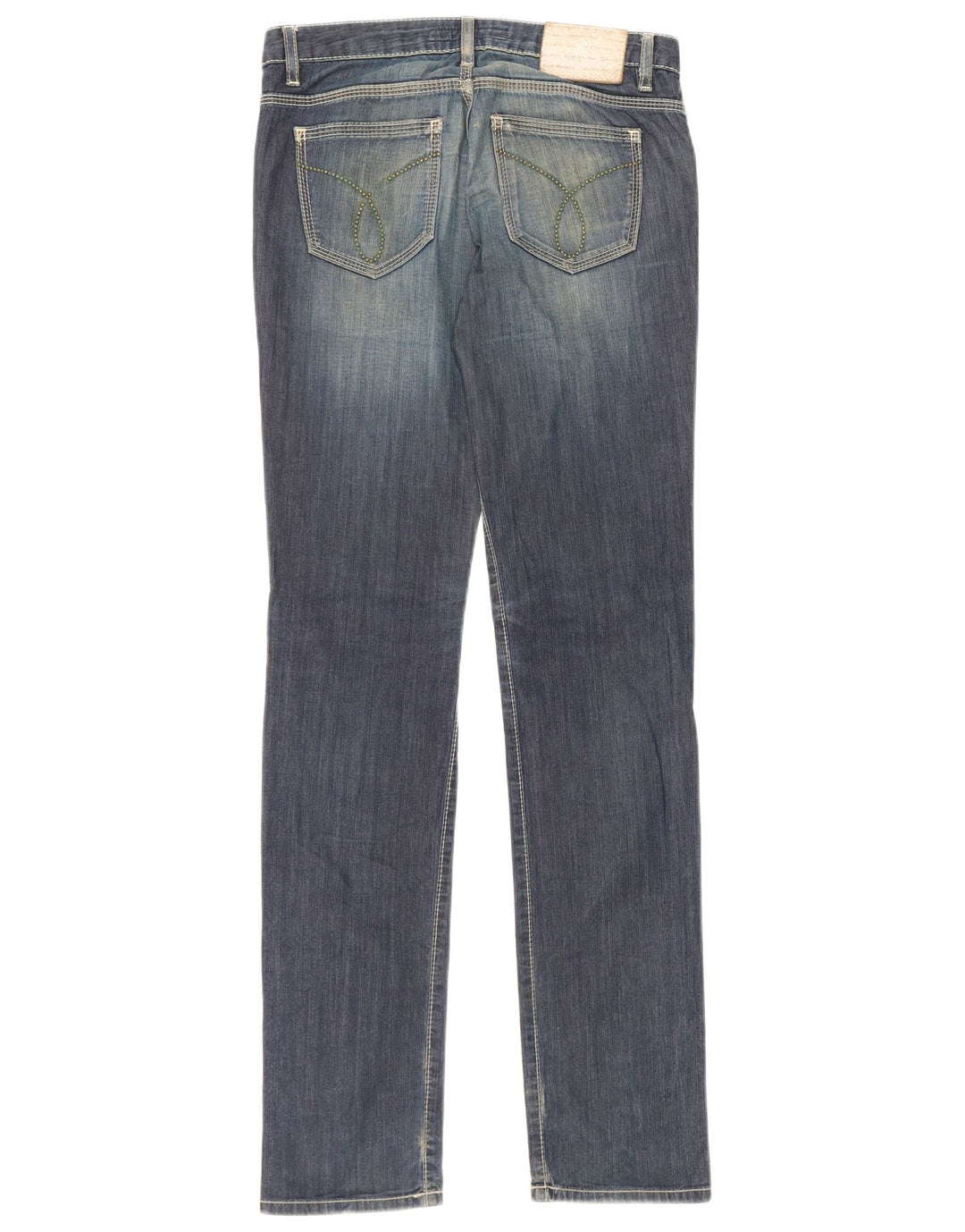 Женские узкие джинсы Calvin Klein W26 L33, синий хлопок