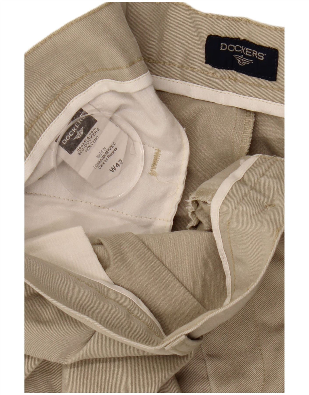 Мужские шорты чинос DOCKERS W42 2XL, бежевый хлопок