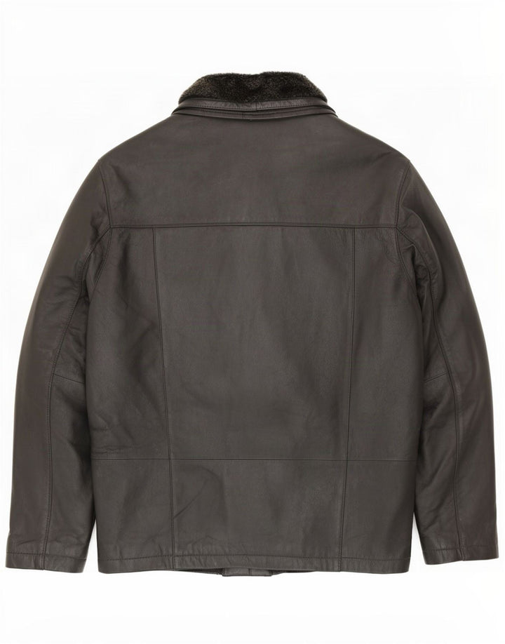 Куртка мужская кожаная Zarro IT 52 XL черная
