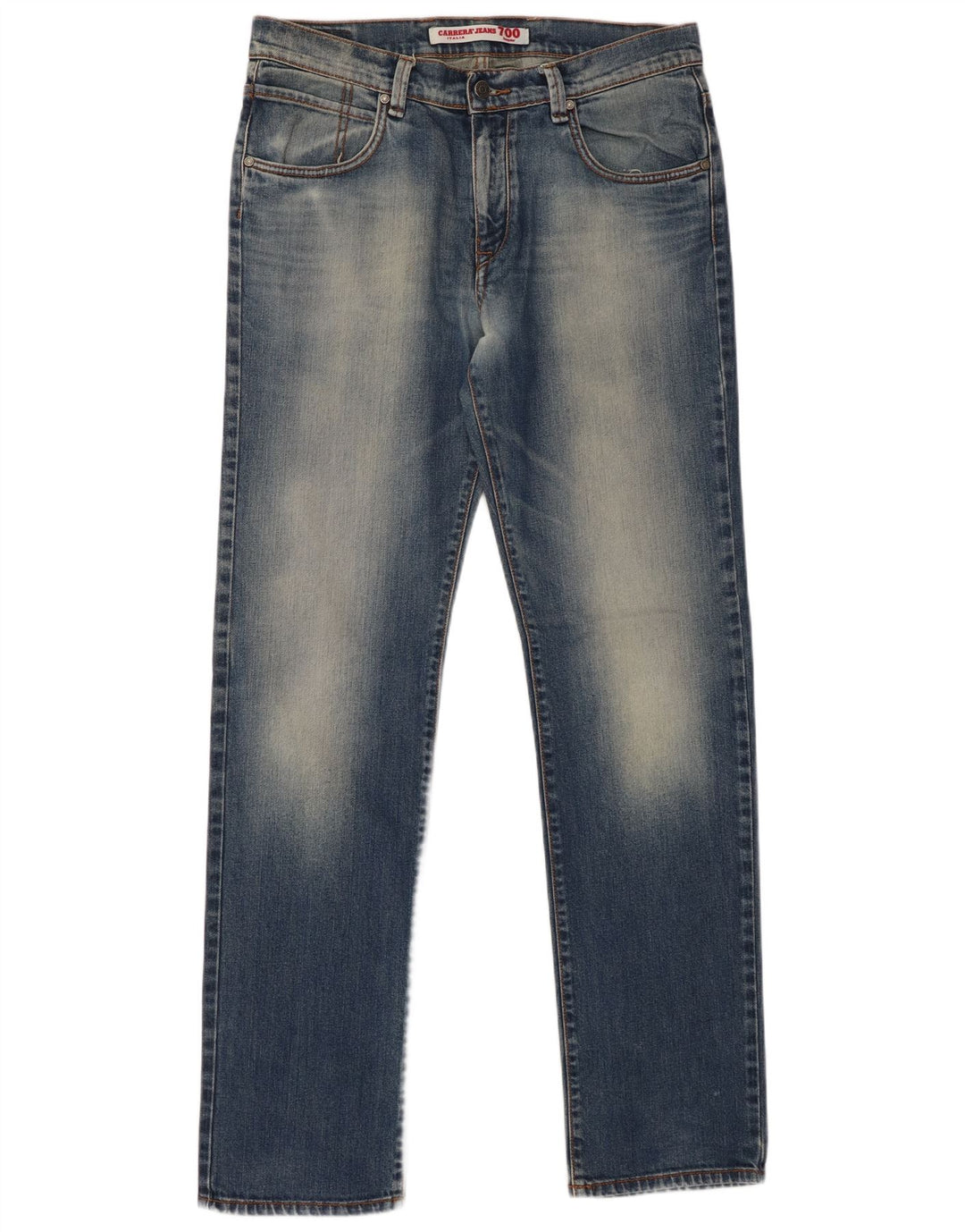 Мужские прямые джинсы CARRERA 700 Acid Wash Regular W36 L34, синий хлопок