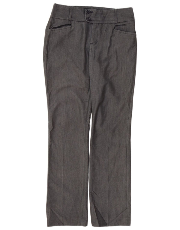 CALVIN KLEIN Женские прямые повседневные брюки США 6 Средний W32 L32 Серые