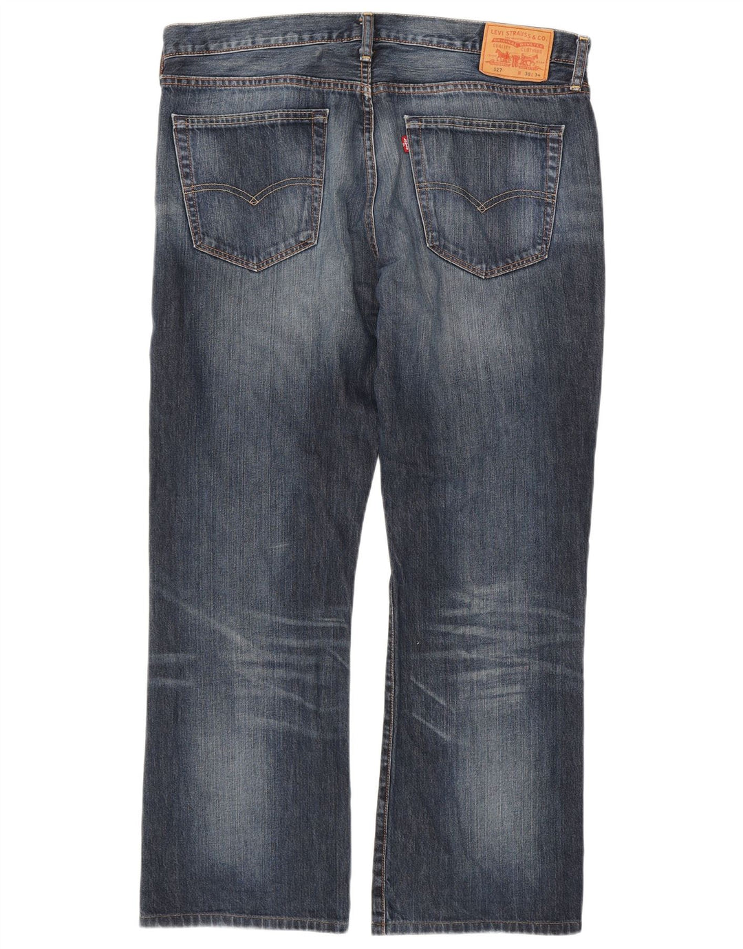 Мужские джинсы Levi's 527 Bootcut W38 L30 Темно-синие, хлопок