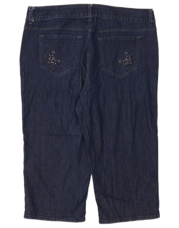 Женские капри LEE Riders США 16 2XL W38 L19 Синие хлопковые