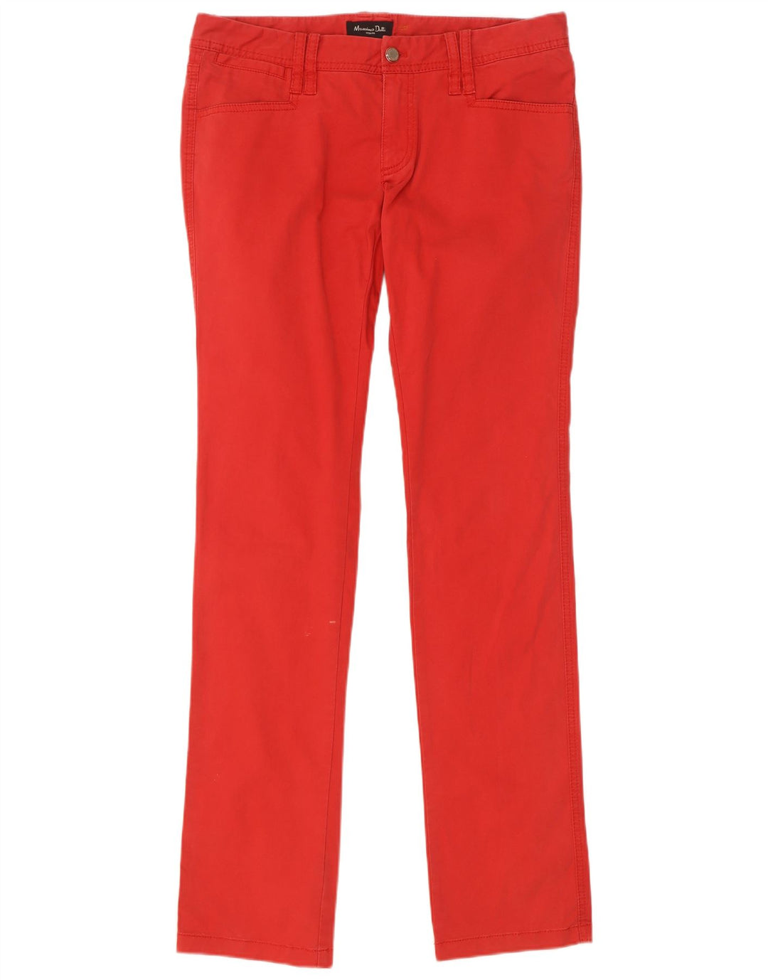 Massimo Dutti Женские узкие повседневные брюки EU 40 Medium W30 L34 Красный