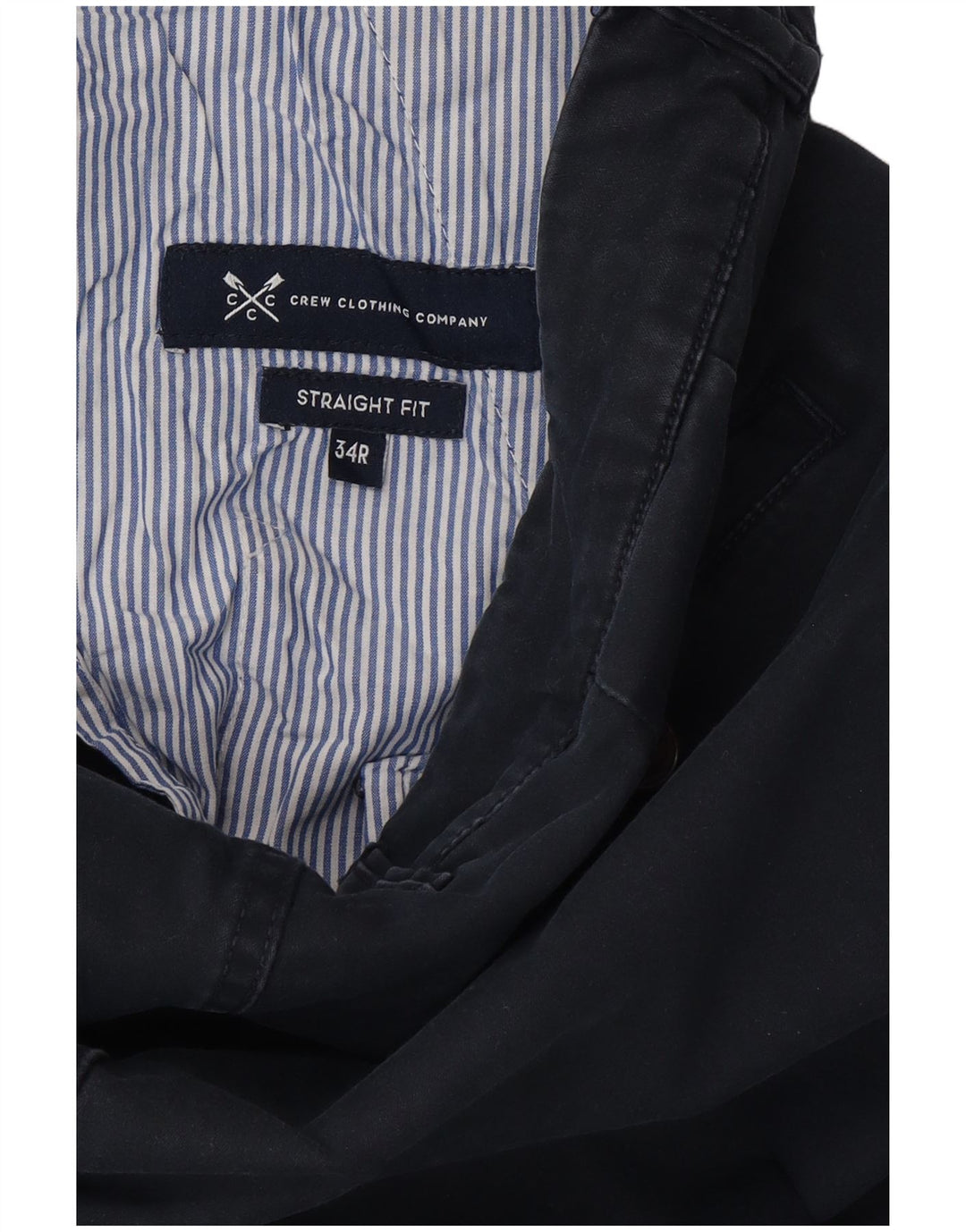 ЭКИПАЖНАЯ ОДЕЖДА Мужские прямые брюки чинос W34 L32 Темно-синие