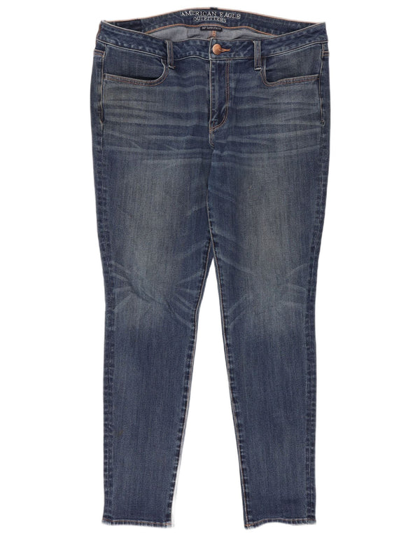 Женские джинсы джеггинсы American Eagle UK 18 XL W38 L28 Синие хлопковые