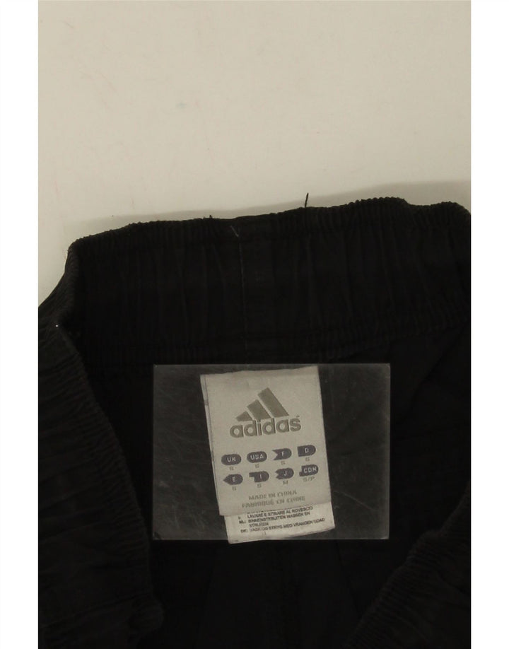 Мужские прямые брюки-карго Adidas, маленькие W28 L32, черные, полиэстер
