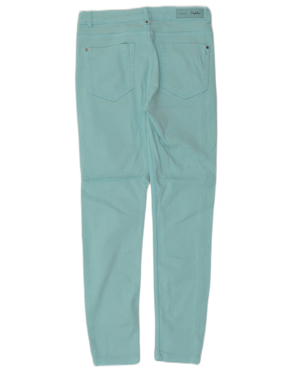 Женские джинсы скинни Zara Trafaluc EU 34 2XS W24 L25 Бирюзовый хлопок