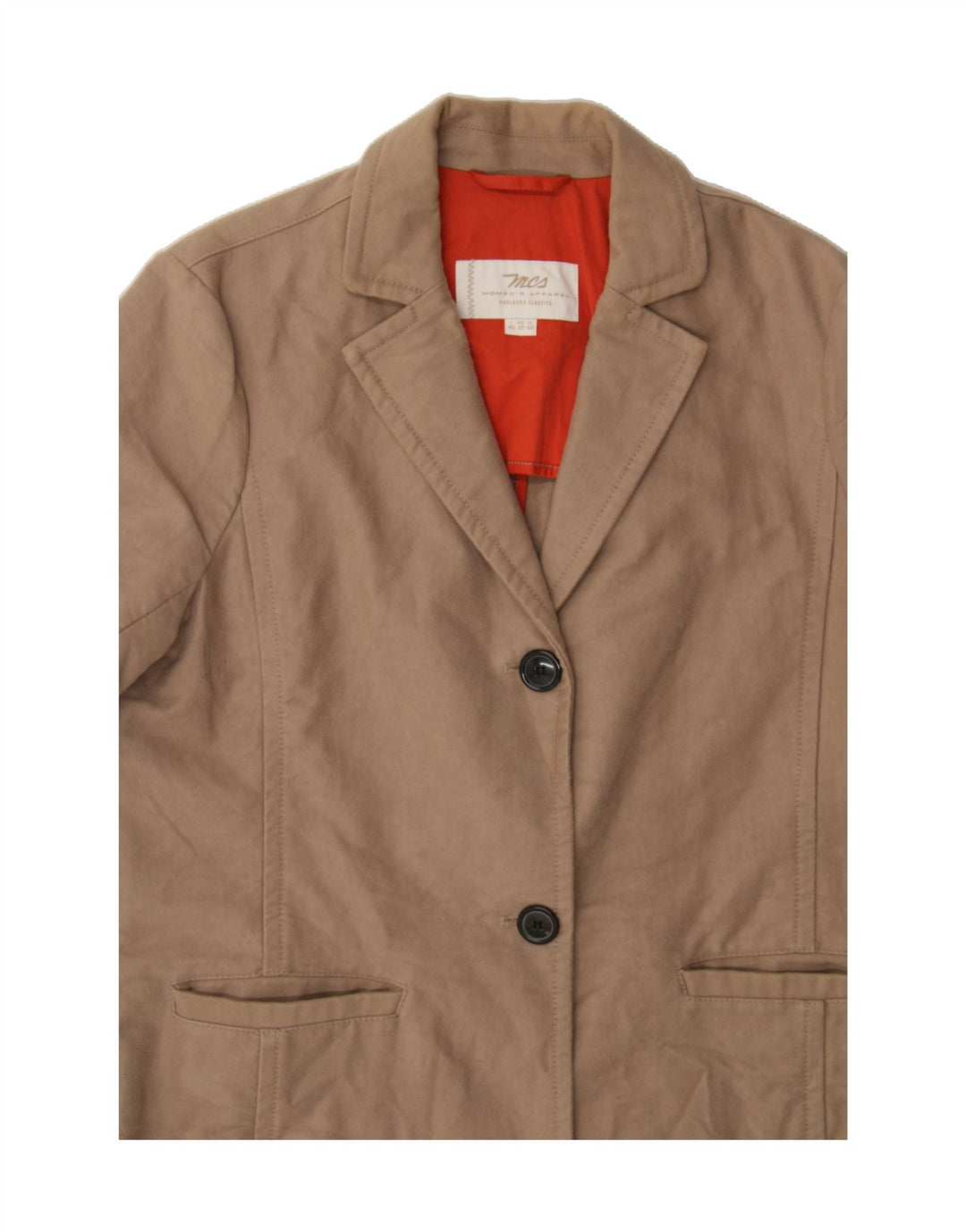 MARLBORO CLASSICS Womens Trench Coat EU 42 Large Brown Cotton Classic Vintage Marlboro Classics and Second-Hand Marlboro Classics from Messina Hembry 