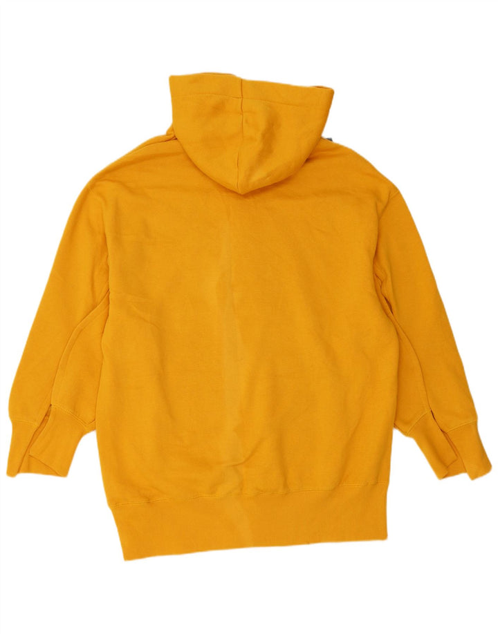 Женский джемпер с капюшоном оверсайз Zara UK 10, маленький желтый полиэстер