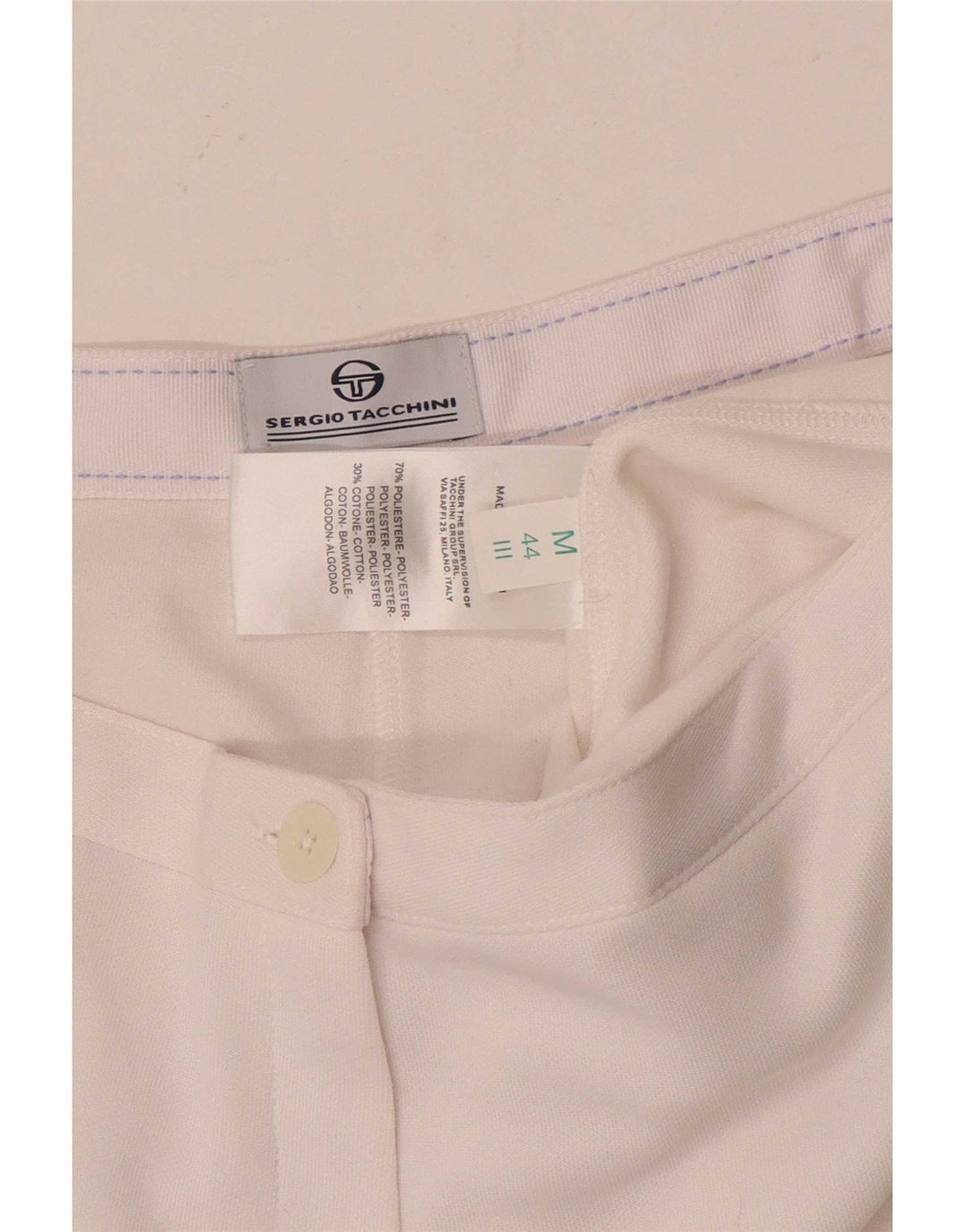 Женские шорты Sergio Tacchini Medium W30, белый полиэстер