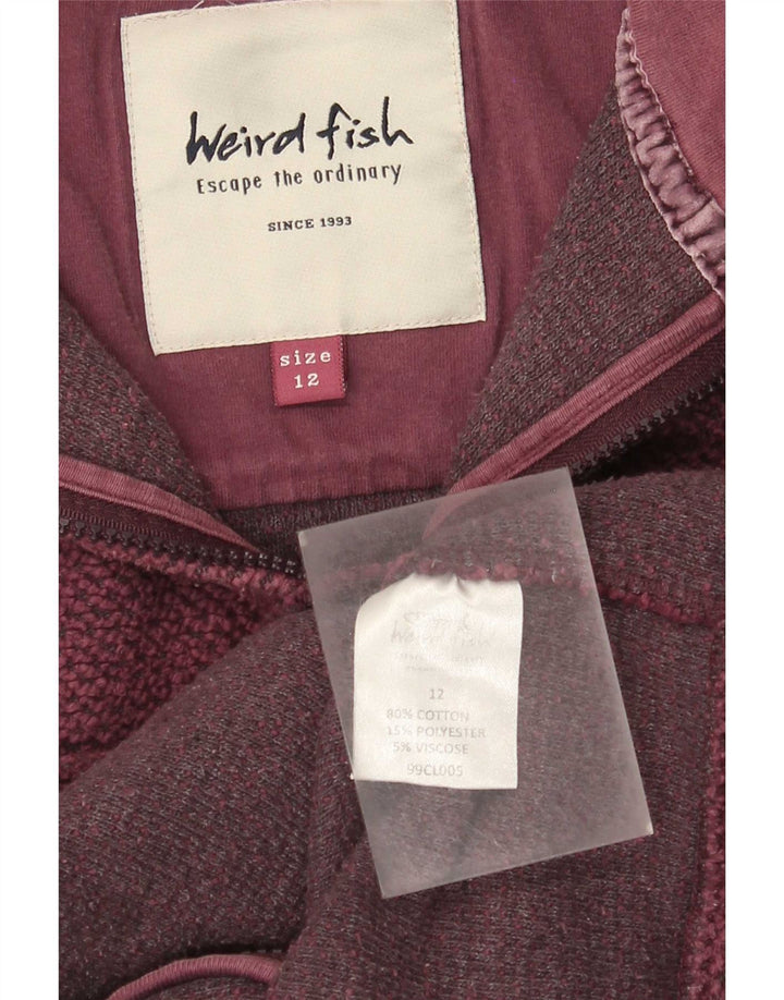 Женский спортивный костюм Weird Fish, верхняя куртка UK 12, средний бордовый хлопок, хлопок