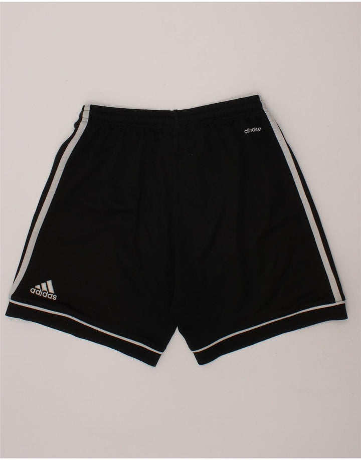 ADIDAS Boys Climalite Sport Shorts 11-12 Years  Black Polyester Vintage Adidas and Second-Hand Adidas from Messina Hembry 