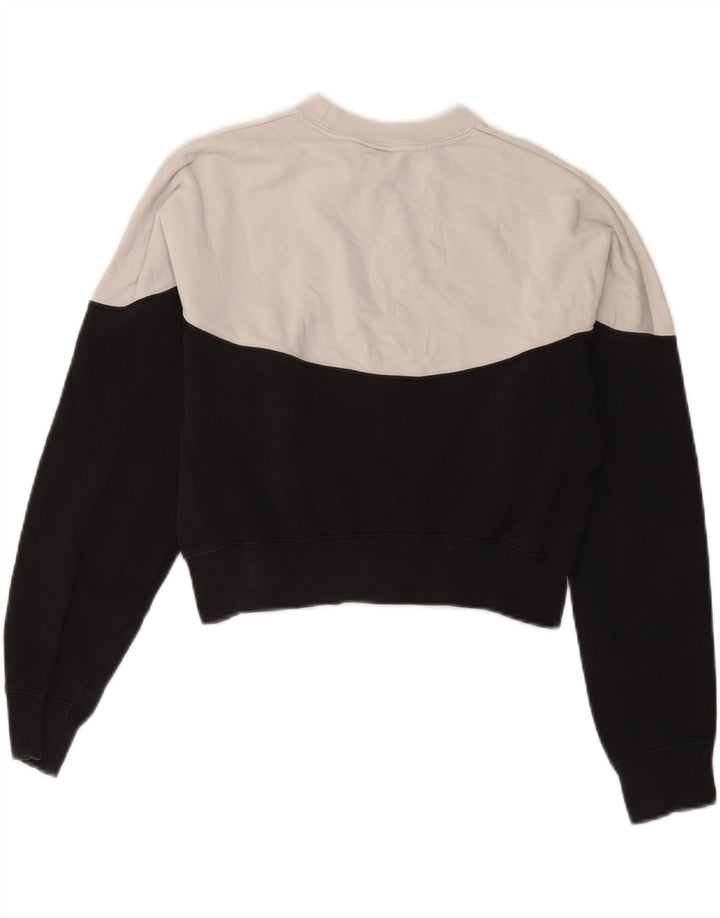 Женский свитер свободного кроя NIKE UK 10, маленький черный спортивный