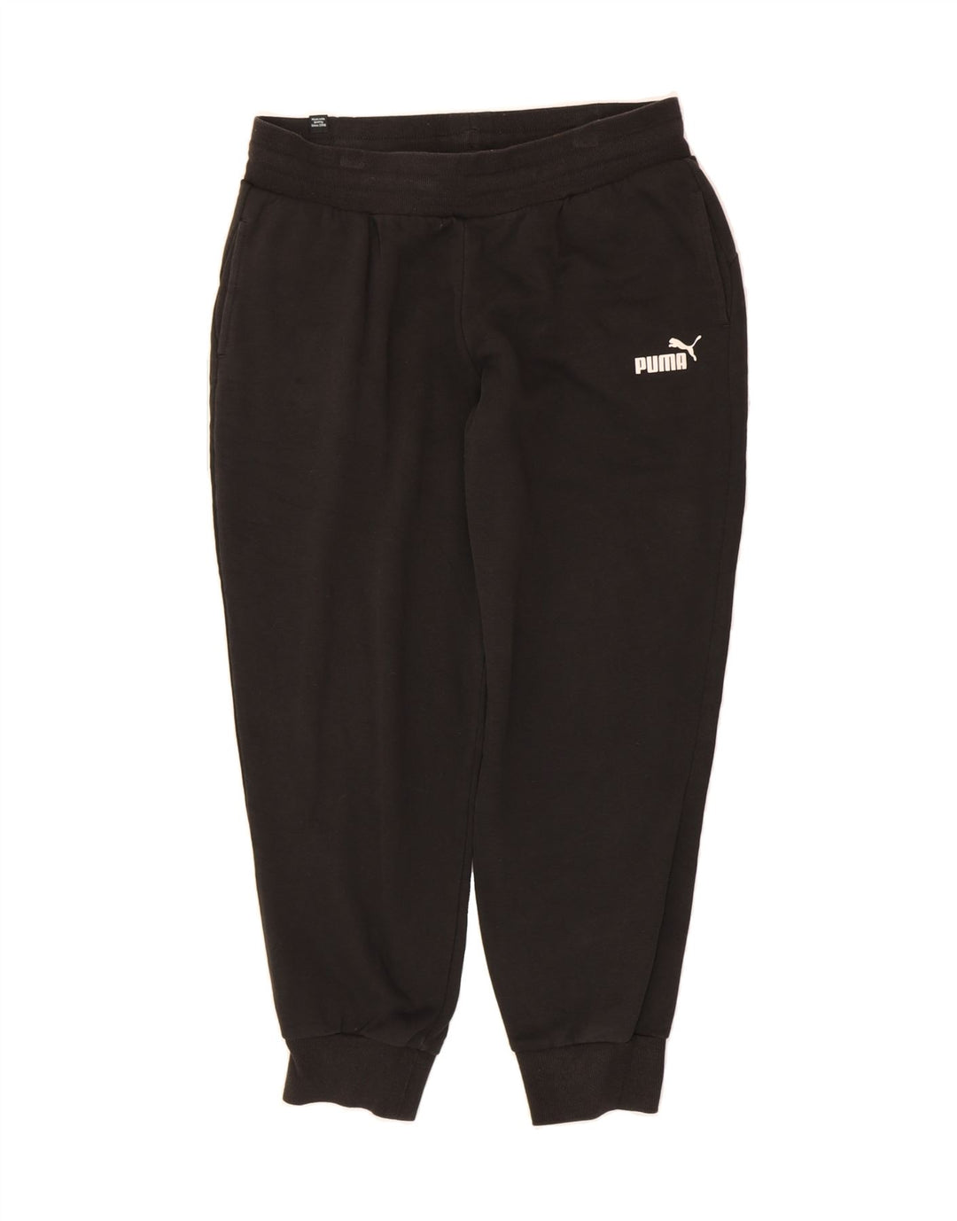 PUMA Mens Tracksuit Trousers Joggers Medium  Black Cotton Vintage Puma and Second-Hand Puma from Messina Hembry 