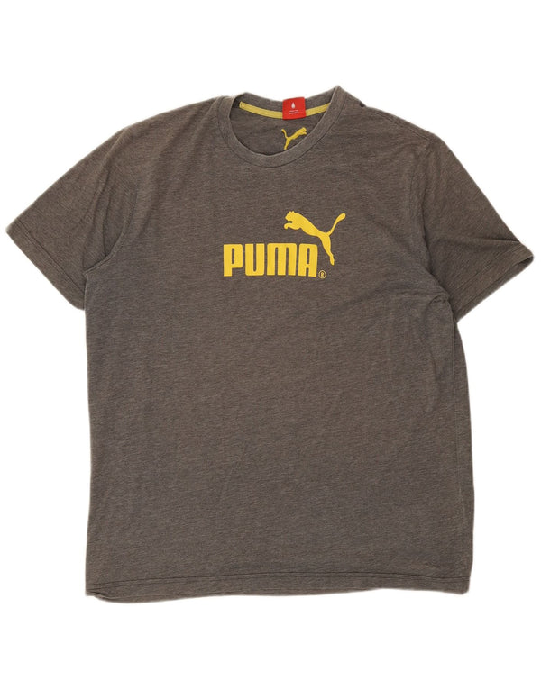 Мужская футболка с рисунком Puma Top XL Серая