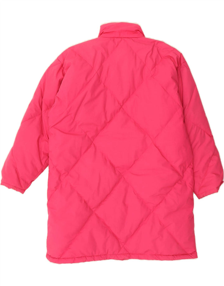 VINTAGE Womens Padded Coat IT 44 Medium Pink Vintage Vintage and Second-Hand Vintage from Messina Hembry 