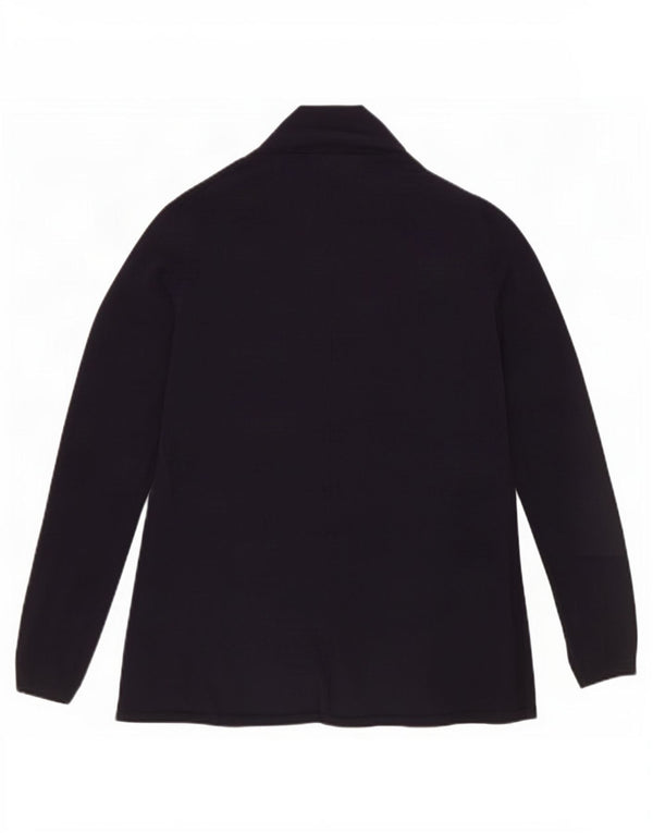 Женский открытый кардиган Zara UK 10, маленький темно-синий